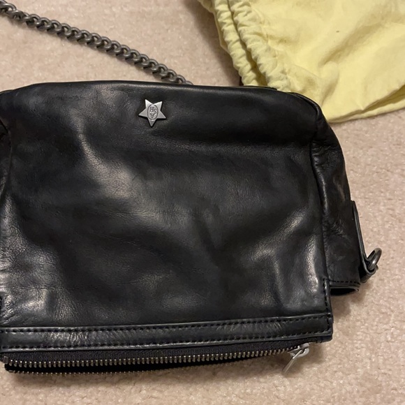 ASH bag black real leather bronze metallic front - Picture 6 of 6